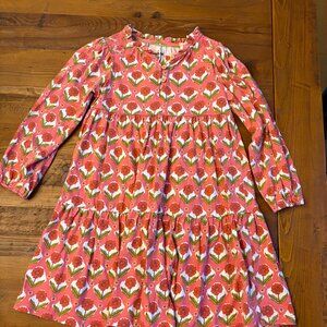 Mini Boden girl dress size 5-6